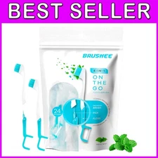 Fresh Breath Anytime: Disposable 48-Pack Travel Toothbrush With Floss Options