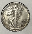 1939 D Walking Liberty Silver Half Dollar BU Free Shipping With Five Items B1
