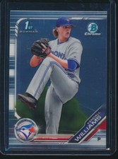 KENDALL WILLIAMS 1st 2019 Bowman Chrome Draft Toronto BLUE JAYS Rookie Card RC