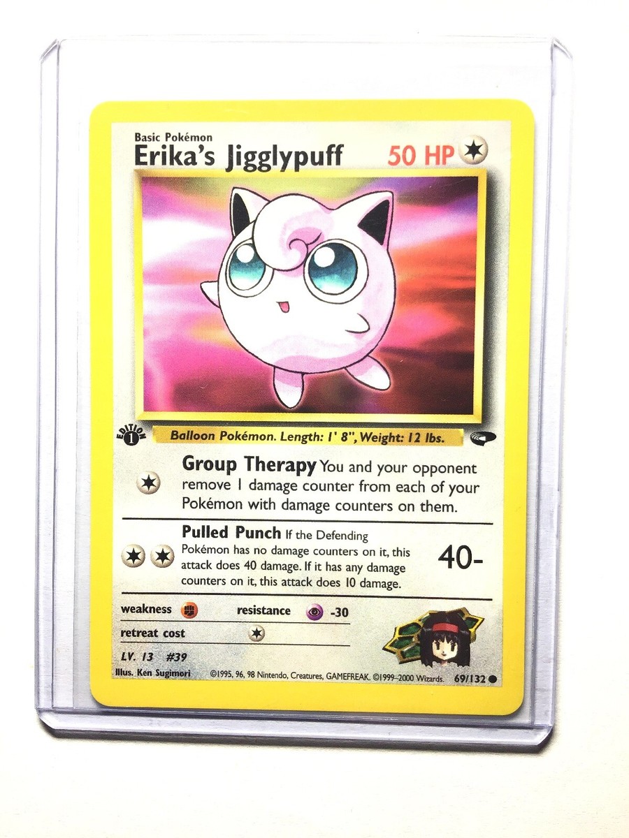 ERIKA'S JIGGLYPUFF - 1st Edition Gym Challenge - 69/132 - Common