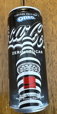 Coca-Cola Oreo Zero Sugar Cola Limited Edition Can 330ml Bottle In Madrid Spain
