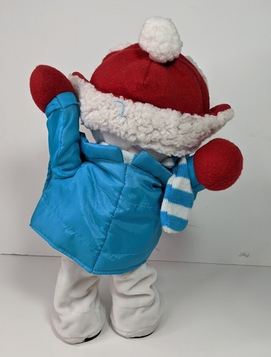 Gemmy Animated Backward Dancing Snowman 13" - "Welcome To My House" Christmas - Picture 5 of 11