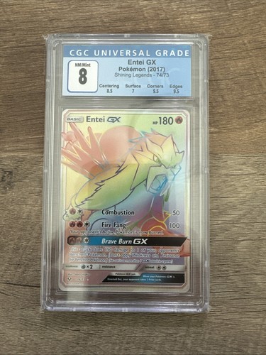 Entei-GX graded CGC 8 for sale on eBay