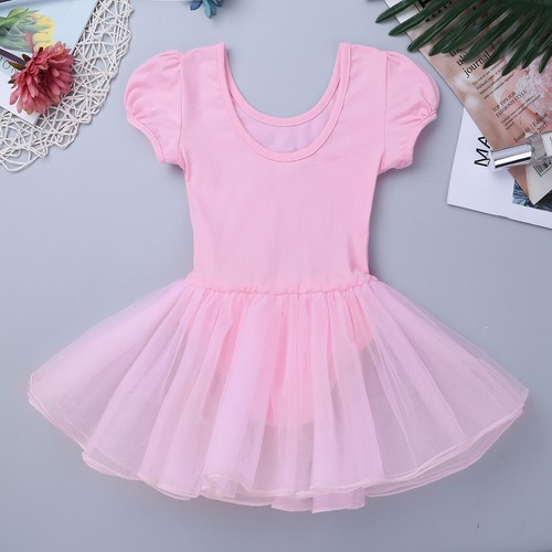 Niñas Malla de Ballet Tutú Vestido Niños Gimnasia Leotardos Body Prendas de Baile Disfraz - Imagen 6 de 48