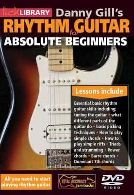 Danny Gill's Rhythm Guitar for Absolute Beginners Lick Library DVD 000393211