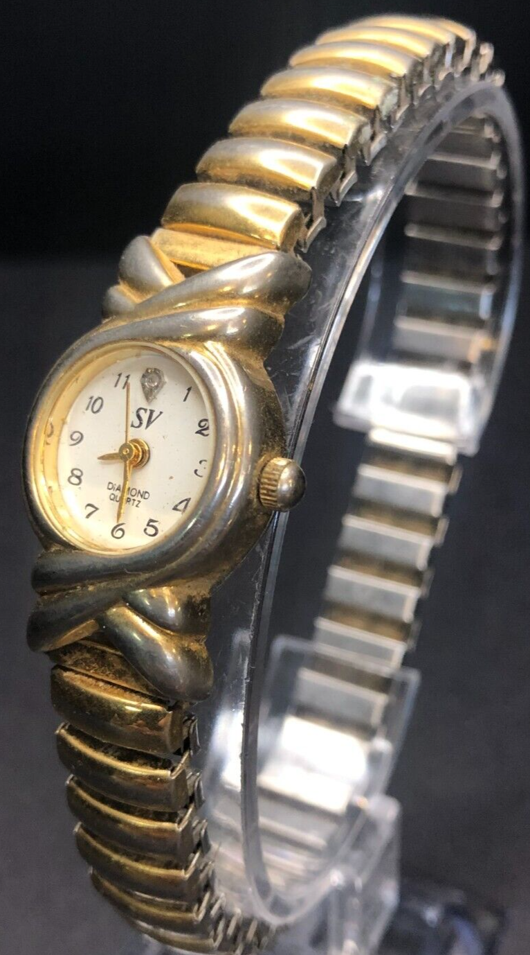 Vintage Sergio Valente Women’s Analog Watch, Untested May Require Battery or Repair