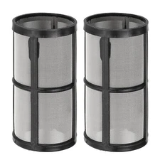 1 Pair 80 Mesh In-Line Strainer Stainless Steel Filter Screen Replacement