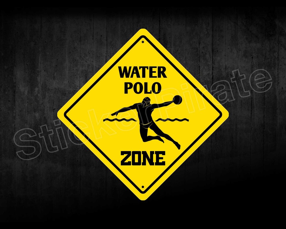 *Aluminum* Water Polo Zone Funny Metal Novelty Sign 12"x12" eBay
