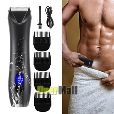 Manscape Groin Hair Trimmer for Men's Electric Ball Trimmer Wet/Dry Body Shaver