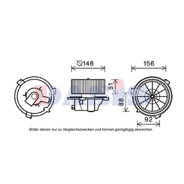 InnenraumgebläSe LüFter FüR Fiat Barchetta 183 Punto 176 176_ Lancia Y 840A-image