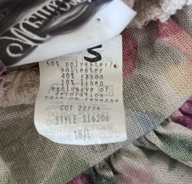 Vintage Jo Lene 80's Toddler Girl Floral Lace Party Dress/Bloomers Set