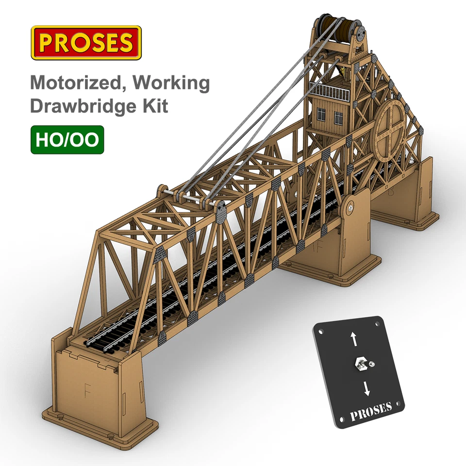 NEW! OO Scale Bascule Bridge Kit - Watch the Video Now! - Image 4 of 4