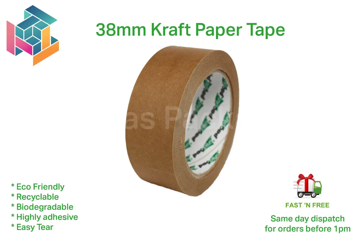 paper kraft packaging tape, Environmentally Friendly Tape