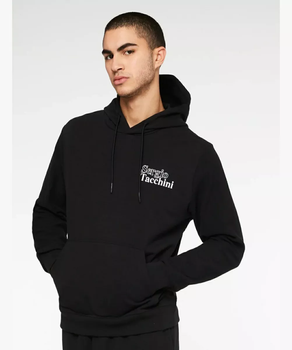516 Sergio Tacchini Namar Full Zip Black Men s Hoodie
