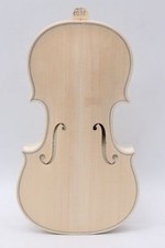 Handmade 4/4 Violin Body Spruce Europe Flame Maple Stradivari Violin Unfinished