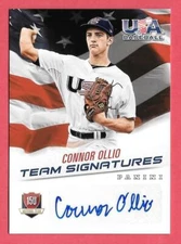 2015 Connor Ollio Panini USA Baseball Rookie Auto 103/299