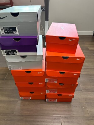 Nike shoe boxes