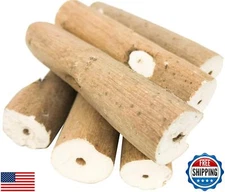 Bonka Bird Toys 1211 Pk6 Natural Bark Sola Sticks, 6-Pack, 3" Long, 1.25" Dia