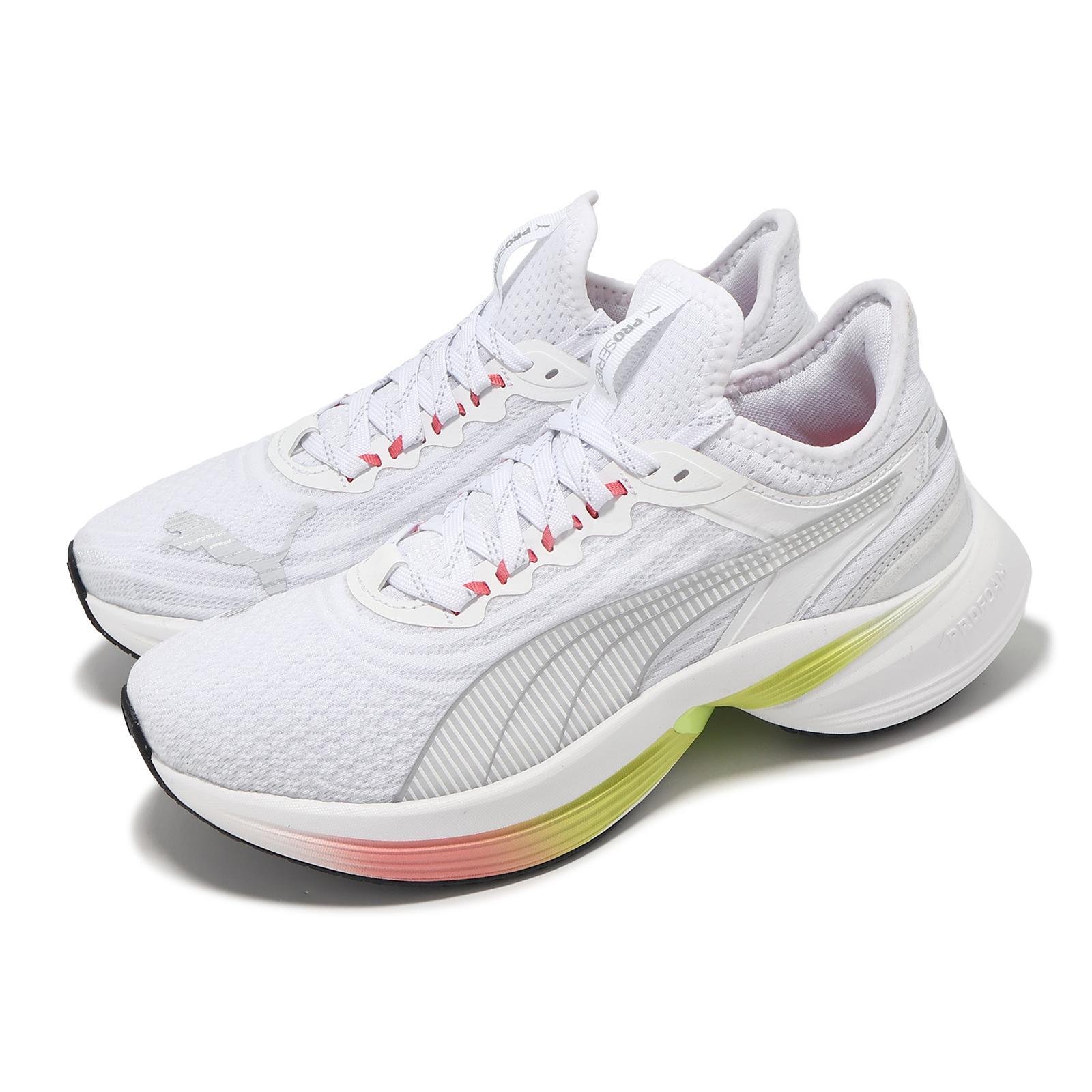 Мужские дорожные кроссовки Puma Conduct Pro White Silver Mist Lime Унисекс 379438-05