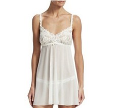 Hanky Panky Bridal Collection Porcelain Rose Babydoll in Marshmallow Medium NWT