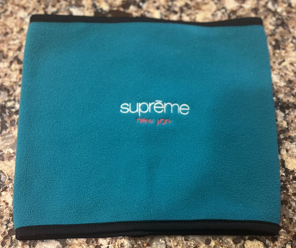 Chauffe cou polaire Supreme Polartec rouge FW16 (authentique)