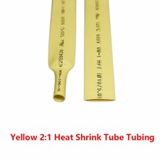 0.6-80mm Yellow 2:1 Heat Shrink Tube Tubing Sleeving Heatshrink Wrap Wire Cable