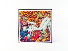 Mushroom Girl 8 x 8 Framed Blotter Art Psychedelic