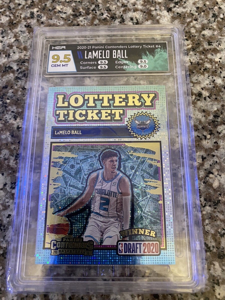 2020-21 Panini Contenders - Lottery Ticket LaMelo Ball #4 (RC) for