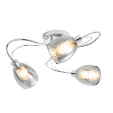 Image of Litecraft Cora Tangle Bathroom IP44 Wall or Ceiling Light With Shades - 2 Colour