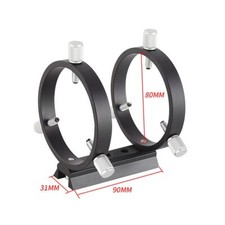 Guiding Scope Ring Kit for Telescope Tube Diameter 50mm-80mm Astrophotography