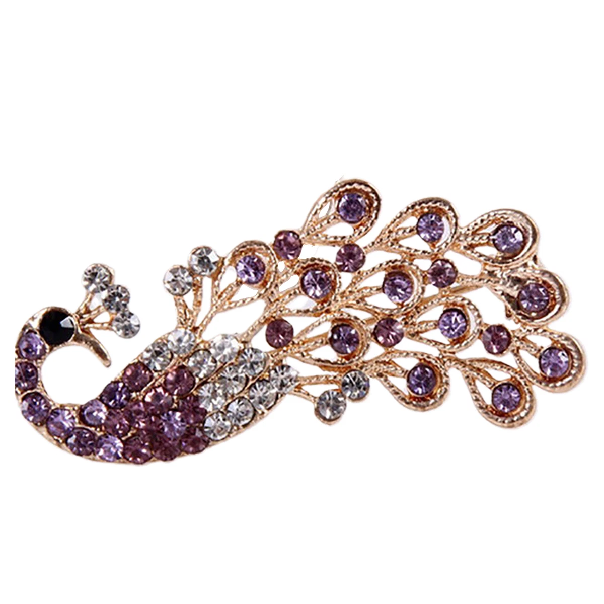 The cheap peacock brooch