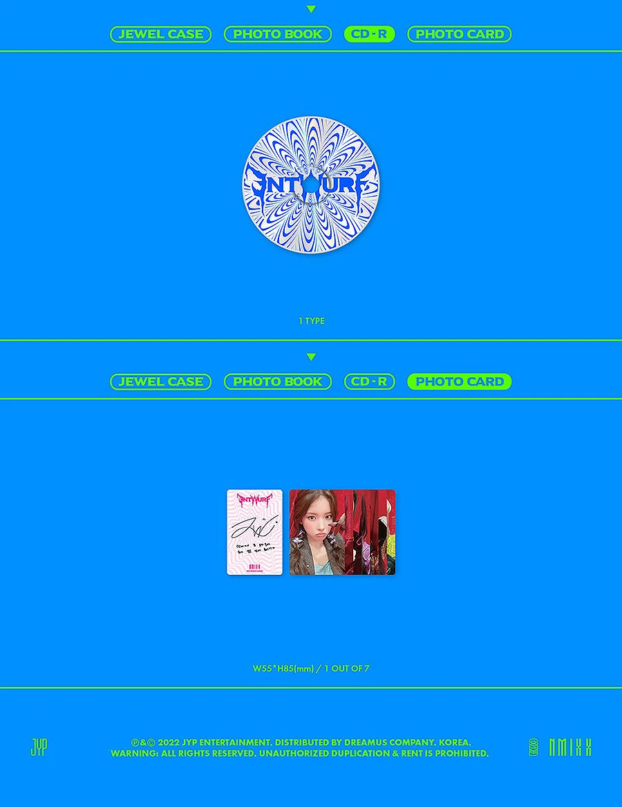 NMIXX [ENTWURF] 2nd Single Album JEWEL CASE Ver CD+Photo Book+Card