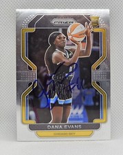 DANA EVANS AUTOGRAPH SIGNED 2022 PANINI PRIZM WNBA CARD #149 CHICAGO SKY RC
