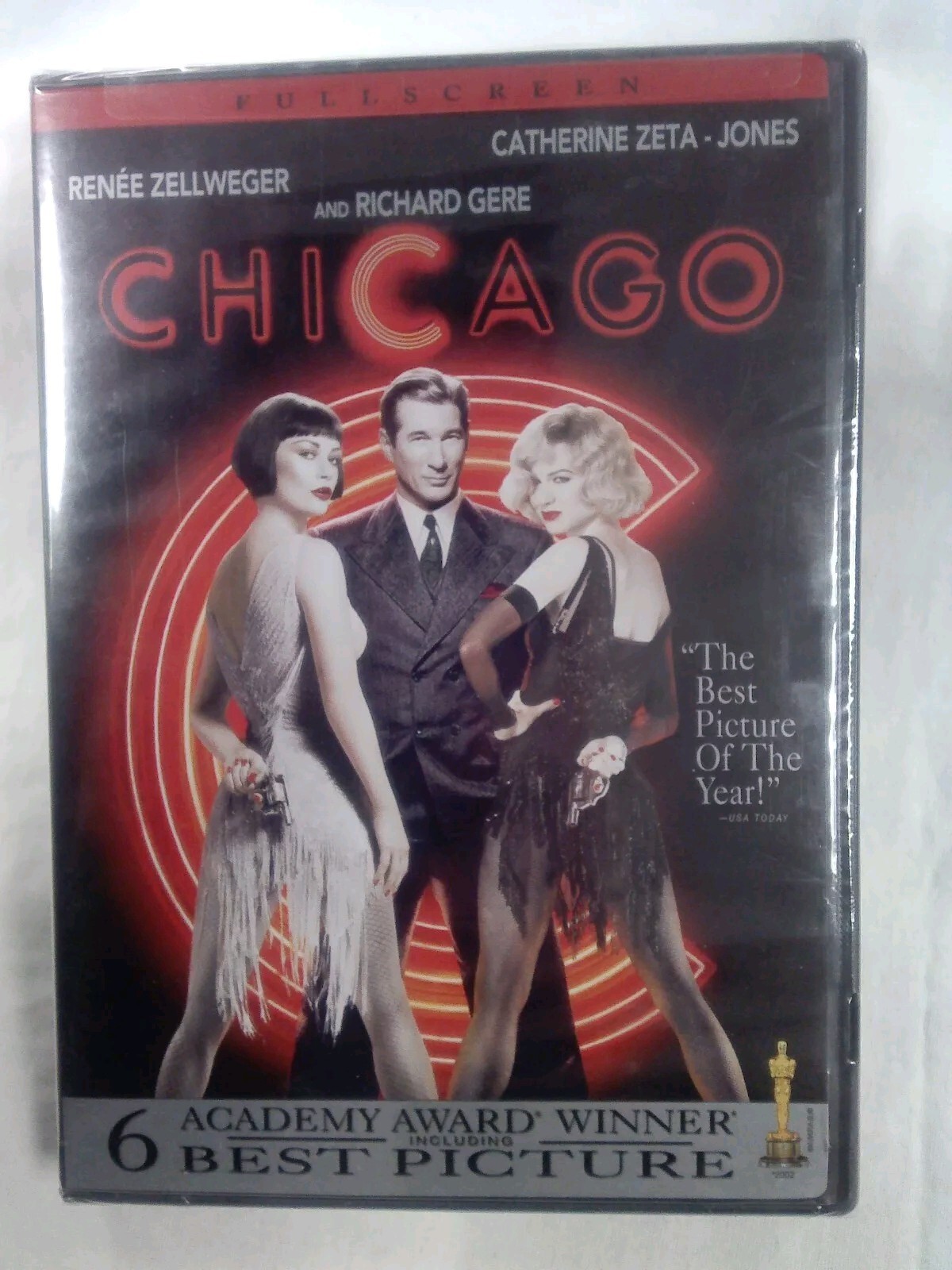 Chicago (DVD - Full Screen) Richard Gere *NEW/SEALED* Renee Zellweger Zeta-Jones