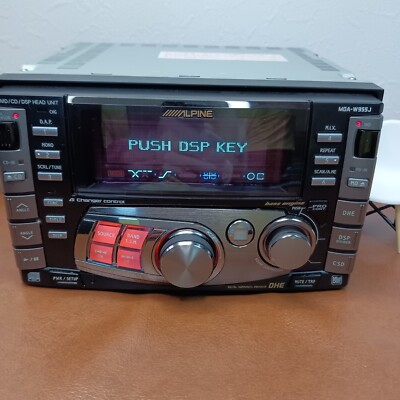 ALPINE アルパイン MDA-W955J Alpine MDA-W955J 2DIN CD MD Car Stereo Head Unit Used Tested with
