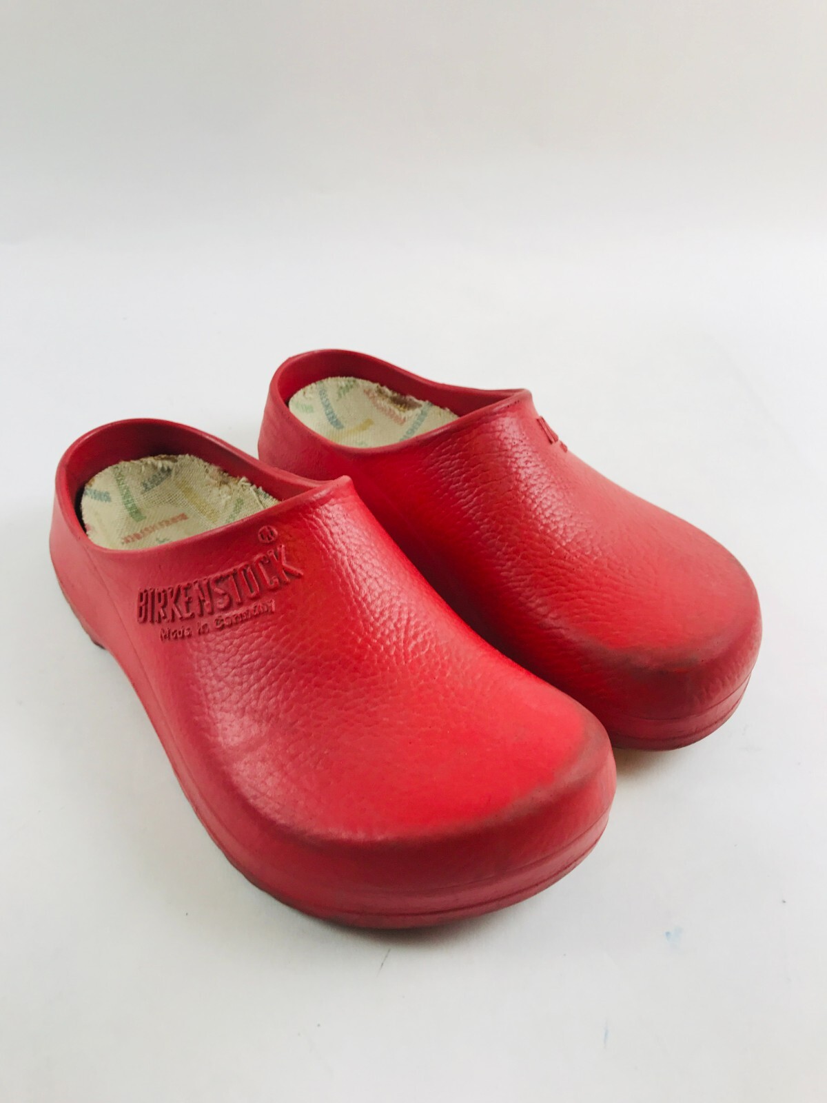 Birkenstock Shoes Clogs, Women's Size 8, Red, Rubber Mules, Slip On | eBay