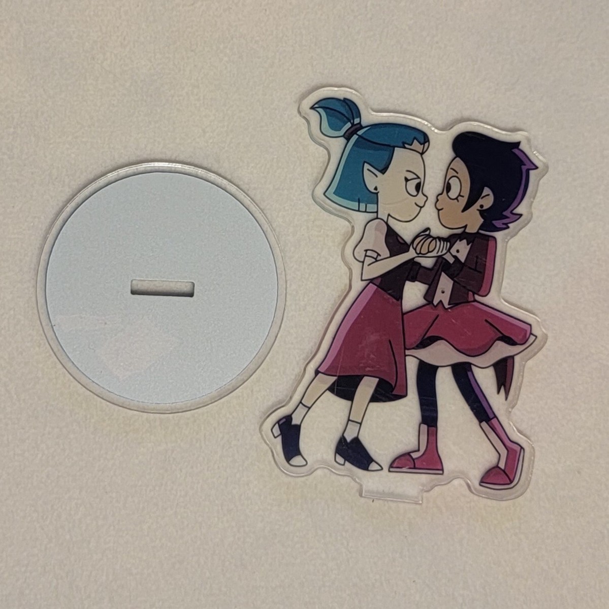 Lumity Luz Noceda Amity Blight Acrylic Plastic Standee Grom Disney The Owl  House