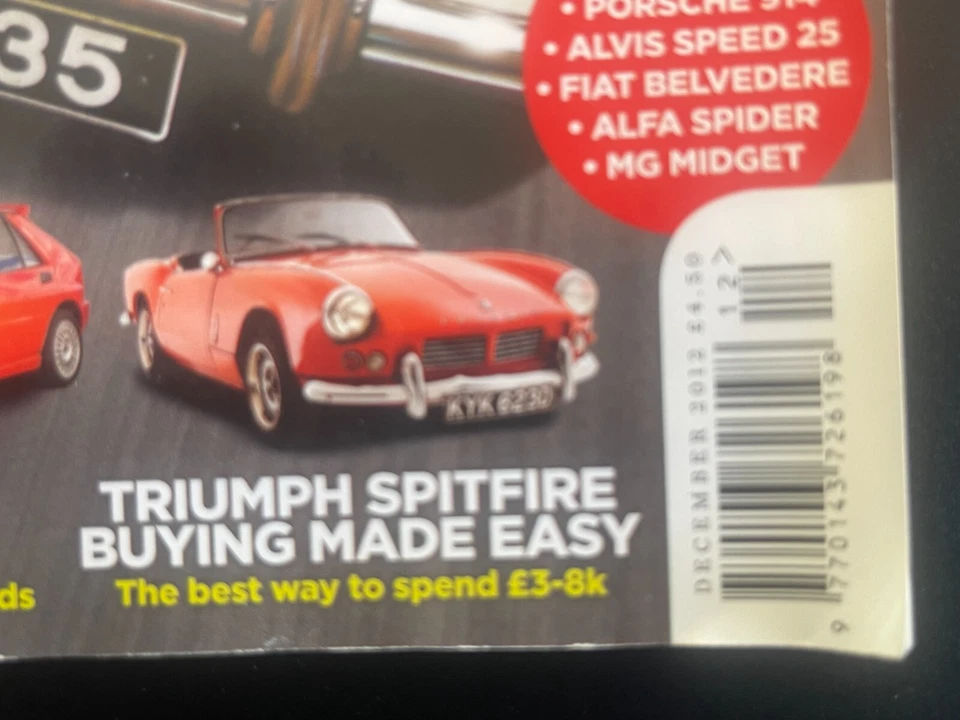 Rivista Classic Cars-Dicembre 2012- Ferrari GTo, Lancia Delta Integrale, Triumph - Immagine 3 di 4