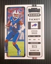 Stefon Diggs 2022 Panini Contenders Season Ticket #12 Bills