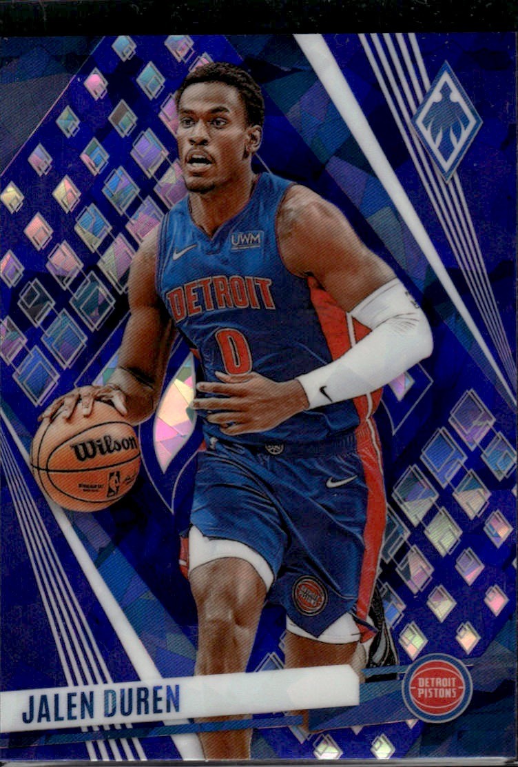 Jalen Duren 2023-24 Panini Phoenix Phoenix Blue Ice Detroit Pistons #233