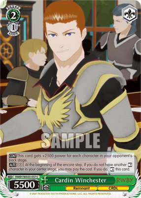Cardin Winchester - RWBY/WX03-037 - C Near Mint Weiss Schwarz RWBY