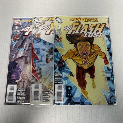 FLASHPOINT Kid Flash Lost #1-3 Complete Set DC Comics 2011