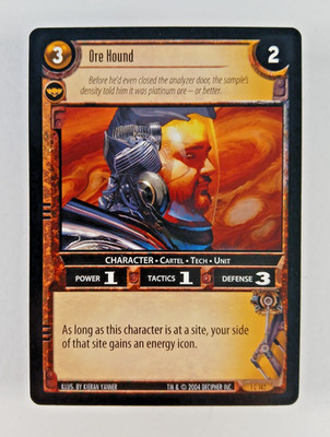 Ore Hound #142 - Incursion, Wars TCG card (2004 Decipher) 1C142