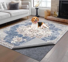 Non-Slip Rug Pads 8 x 10 ft, 100% Waterproof Extra Large Area Rugs Non Skid Rug