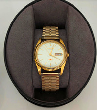 Citizen Automatic Day/Date Gold-Tone 36mm Wristwatch Bracelet Box Papers