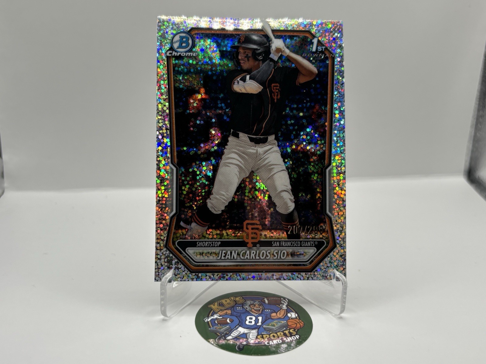 2026 Bowman - Chrome Prospects Jean Carlos Sio #BCP-87 Speckle Refractor /299...