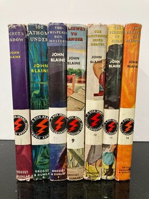 Rick Brant Science & Electronic Adventure Books Lot of 7
