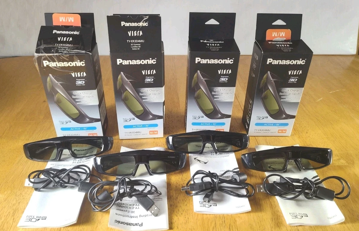 Las mejores ofertas en Gafas de televisión Panasonic 3D y