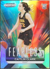 2024 Panini Prizm Draft Picks - Fearless Prizms Silver #24 Caitlin Clark NM