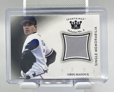 SportKings 2022 Volume 3 Greg Maddux Braves Game-Work Patch Relic #SM-GM HOF